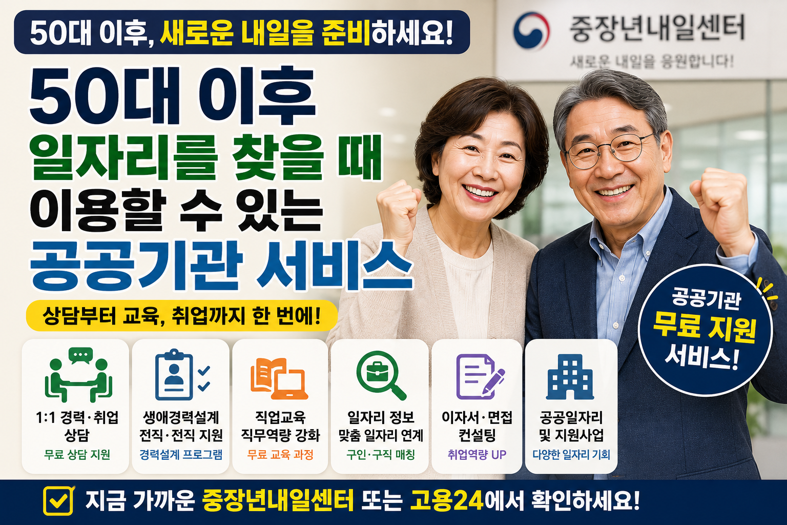 50대 이후, 새로운 내일의 시작